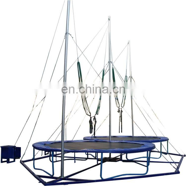 kids outdoor playground amusement park thrilling jump bungee trampoline for sale