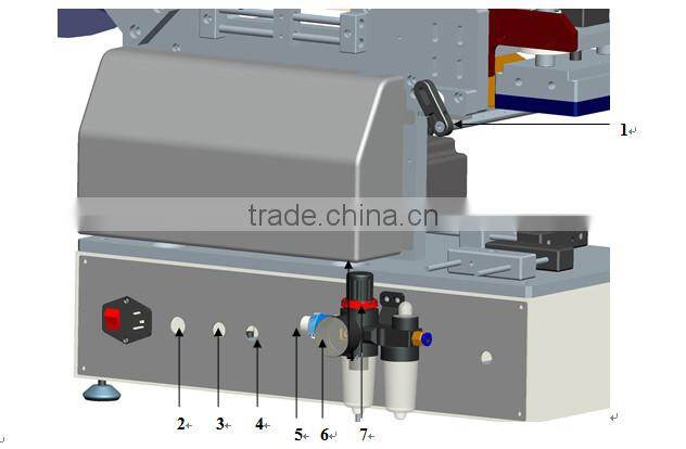 Semi-auto Double Face Bottle Labeling machine