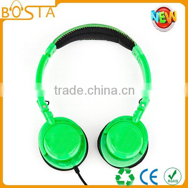 Green frog high sensitivity factory price headphone