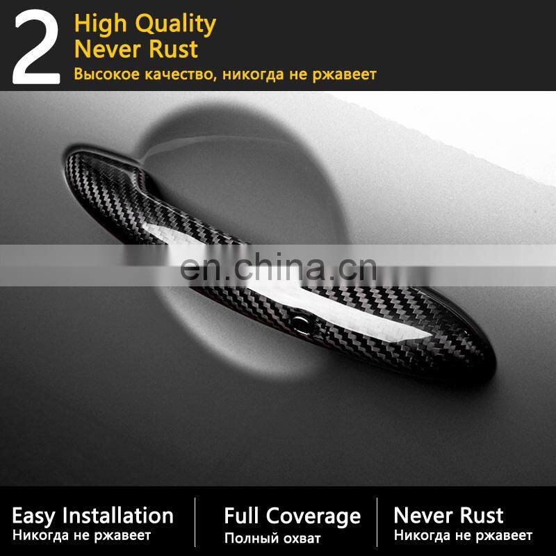 for Suzuki Maruti SX4 Fiat Sedici 2006 2007 2008 2009 2010 2011 2012 2013 Carbon Fiber Door Handle Cover Catch Trim Accessories