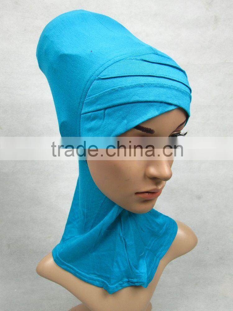 U103 NEW 2014 neck cover cotton ruffle ninja,muslim underscarf