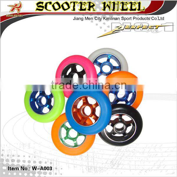 high end metal core pu wheel for pro scooter