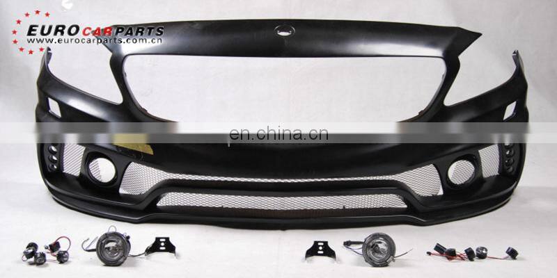 W176 body kits fit for MB A-class A180 A250 A300 to W176 black bison WD style body kits for A45 body kits