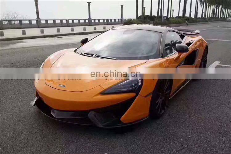 cool P1 carban fiber material spoiler position for McLaren 570S auto tuning parts