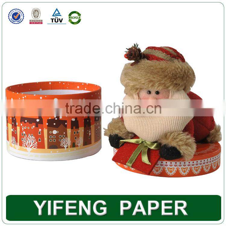 2015 New Custom Design Handmade Decorated Paper Christmas Gift Box