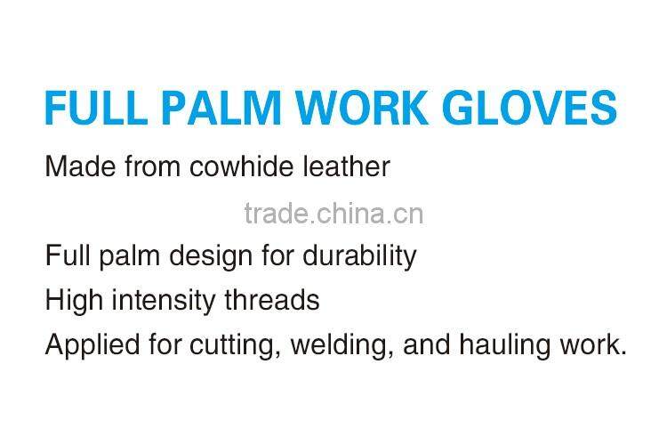 Weight Lifting Gloves Industrial Leather Hand Gloves LG013