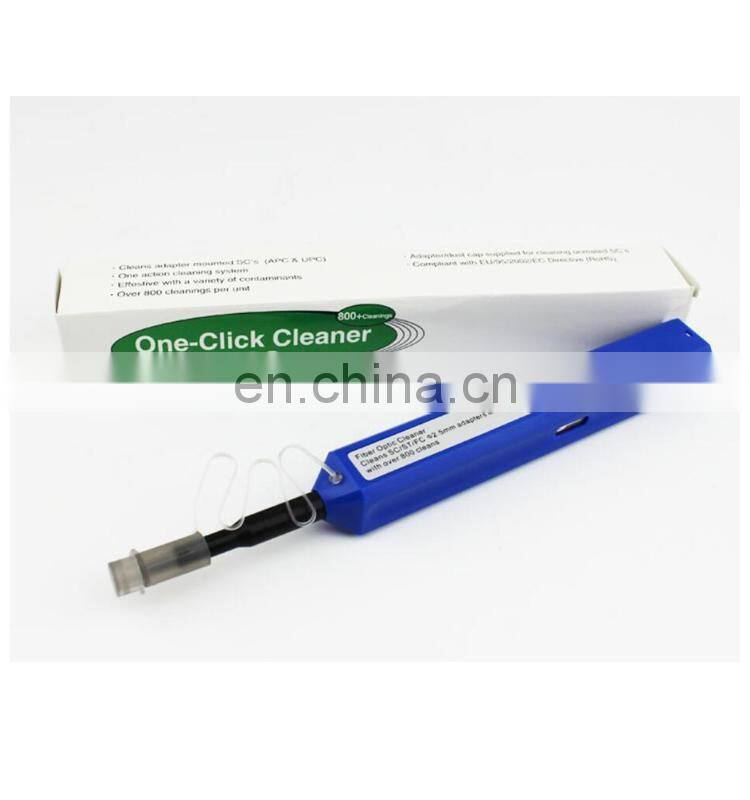 Fiber Optic Cleaner One Click Optical Fiber Cleaning Pen SC LC MPO 1.25mm 2.5mm Connector Ferrule Clean