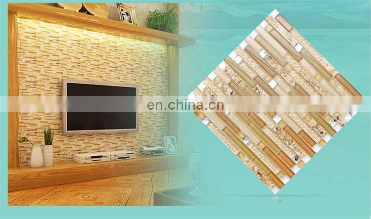 Classical Ceramic Blue Glass Mosaic for bathroom swimming pool tiles