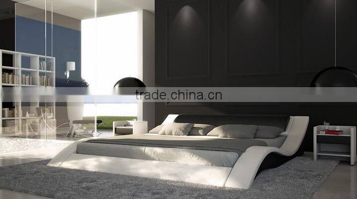 2016 new Bedroom furniture wooden furniture,furniture leather,leather bed sheets for Christmas promotion