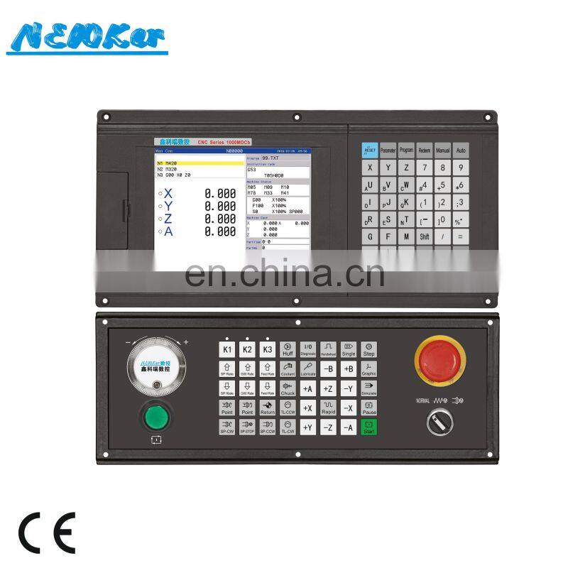 NEWKer CNC 4 axis milling controller with vmc