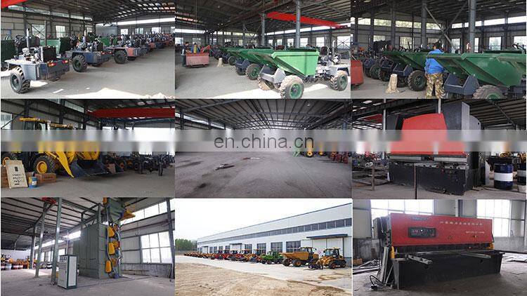 Factory price ZY100 palm diesel mini truck 4*4 wheel dumper