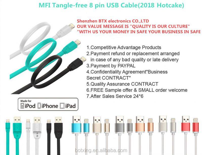 Cable For Apple iPhone 7/8/X Charger Cable Compatibility With IOS11 Data Cable