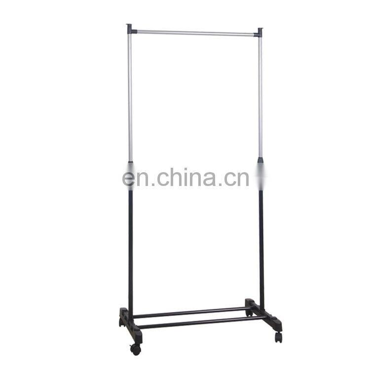 Not occupying space dormitory balcony hanger household horizontal bar stainless steel hanger