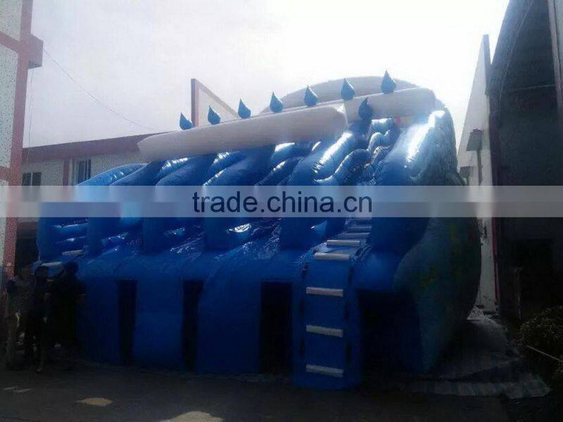 2015 hot sale PVC tarpualin Inflatable Water Slides animal theme water slider