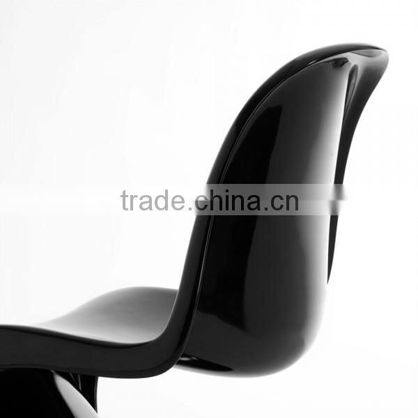 Hot sale famous designer S shape fiberglass Verner chair replica