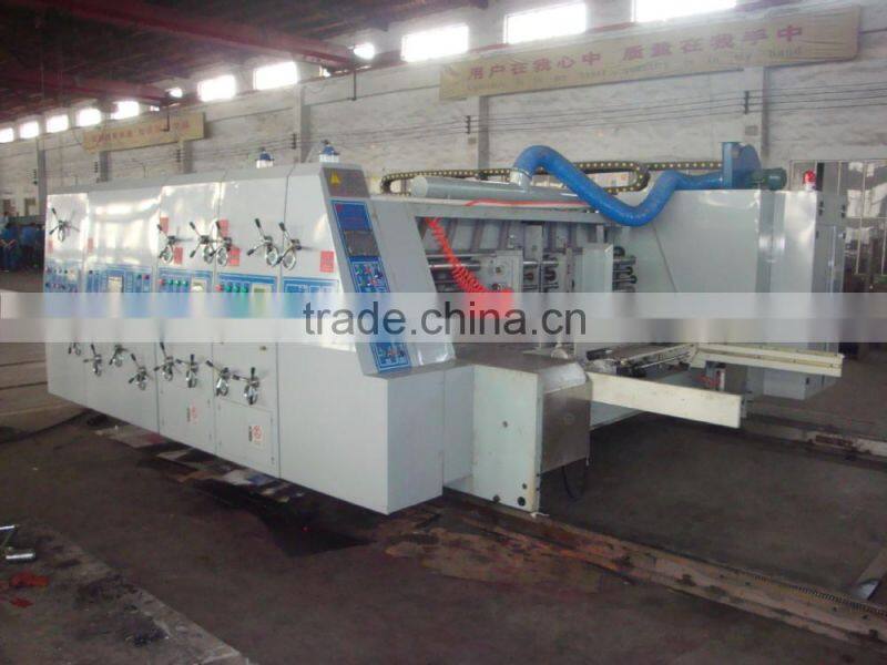 Auatomatic flexo high speed printing slotting die cutting machine