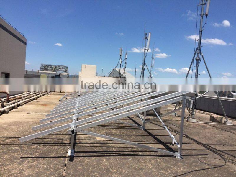 ground solar panel mounting system shelving aluminium photovoltaic power system