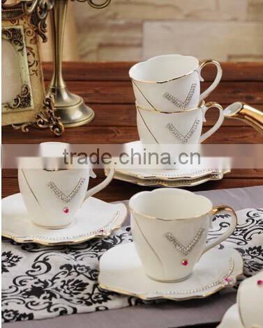 porcelain coffee cup and saucer sets