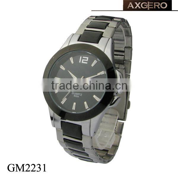 New stainless steel couples japan movt watches on sale