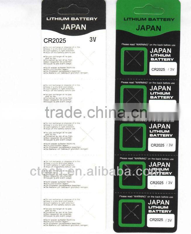 remote control cr2025 battery