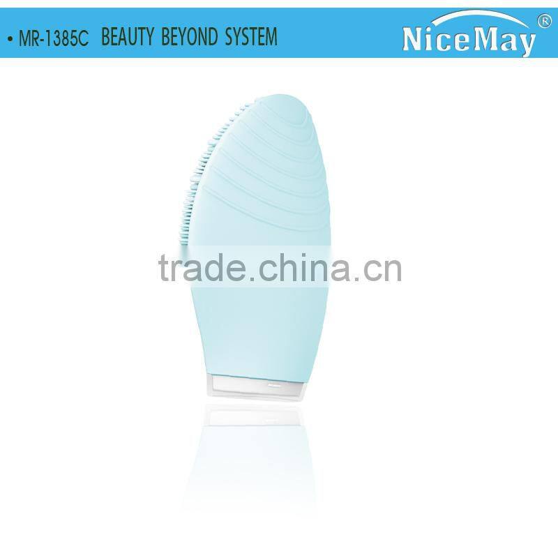 mini silicon facial massager brush rechargeable