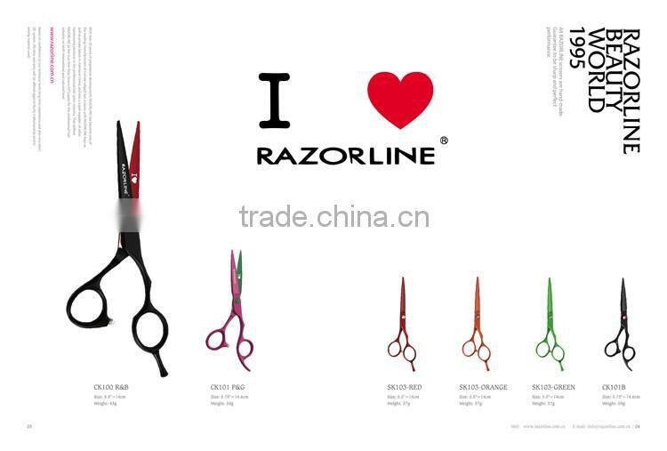 Best quality professional Teflon coating hair scissor with WCA and BSCI certificate
