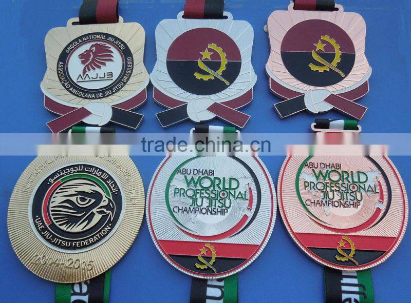 Antique silver blank metal medal medallion