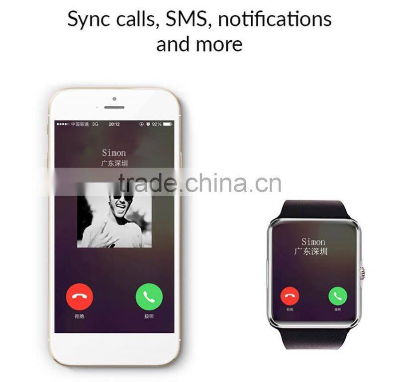 2016 New Arrival Wearable Devices Android Smart Watch with GPS Android 4.4 MTK