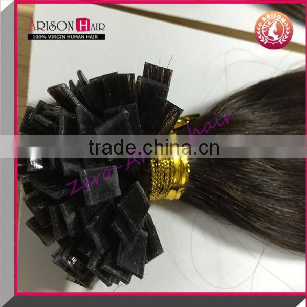 European virgin hair I,U,V,flat tip pre bonded hair extension Vietnam hair