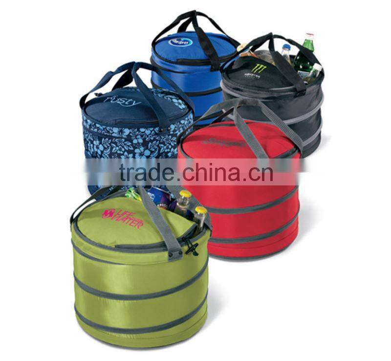 2014 hot selling durable colorful outdoor wholesale polyester cooler bag