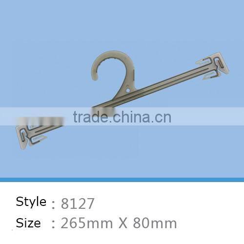 wholesale black new design plastic clothes hanger for underwear and bra