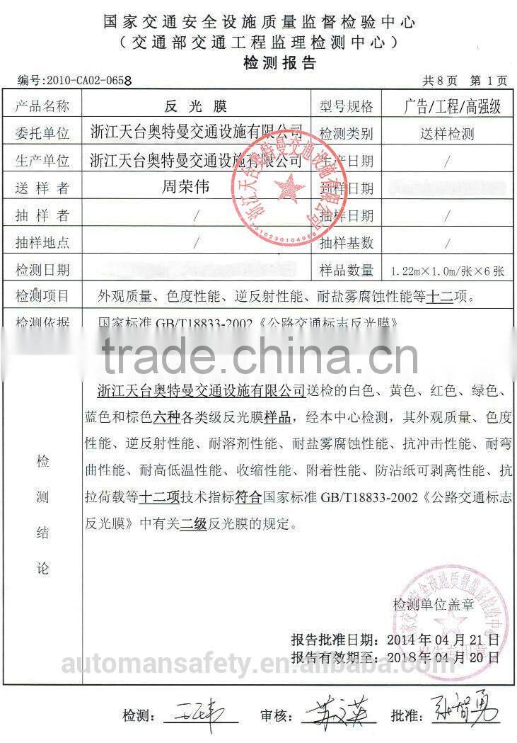 Reflective Plastic Safety Fence