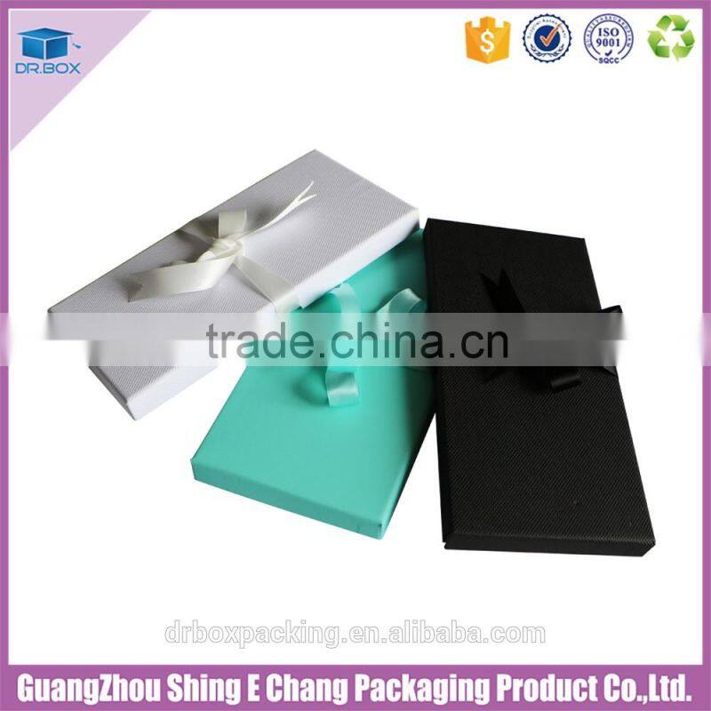 Customized wholesale elegant hand made wedding invitation card box