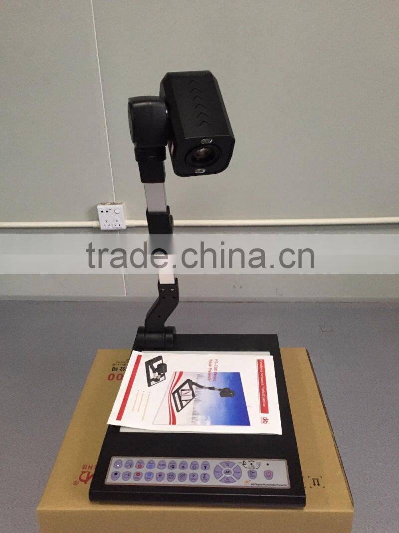 Foldable A4 paper portable document camera high definition digital visualizer with VGA interface