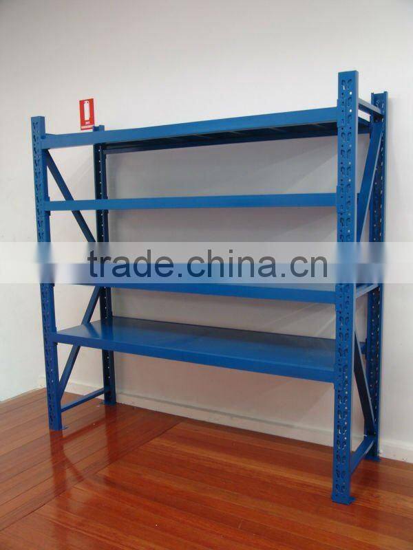 4 level medium duty racking system/storage shelving