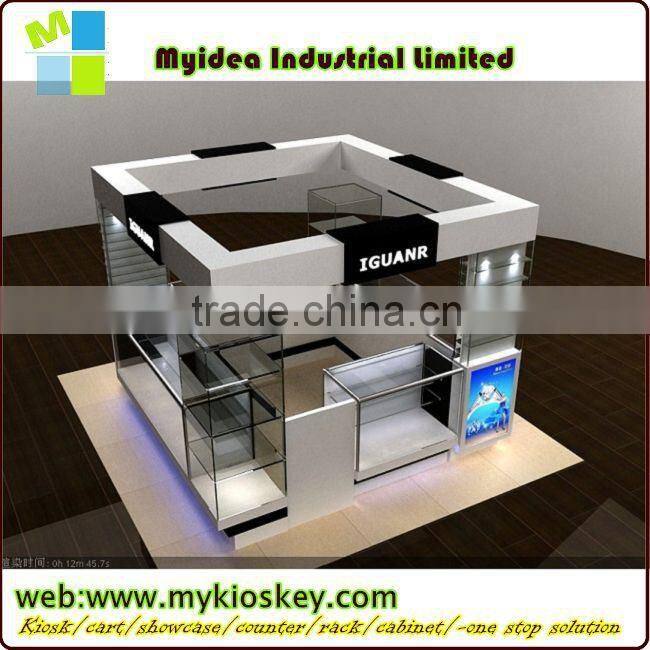 exhibition showcase/jewellery display cabinet free standing glass display cabinet
