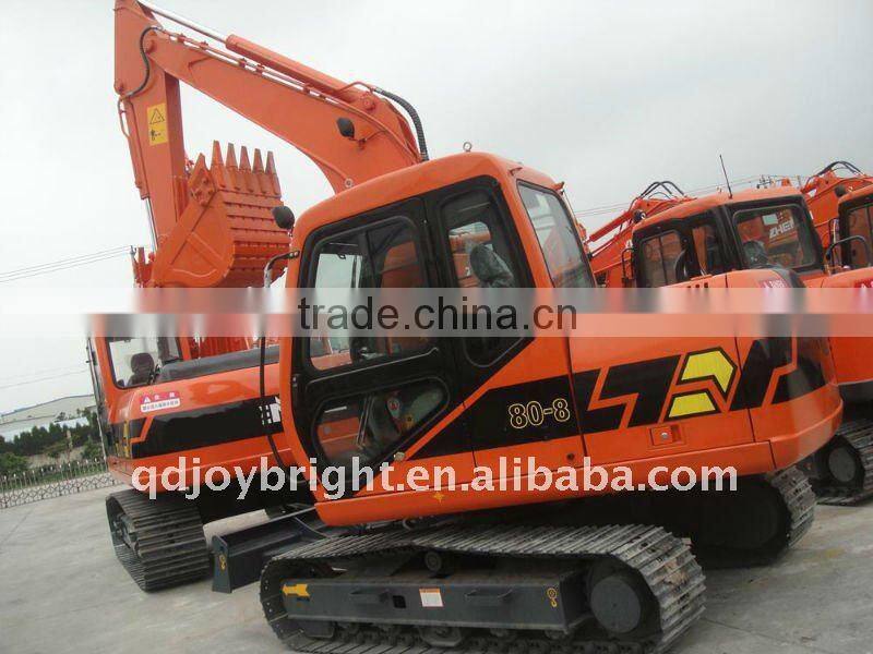 8ton crawler excavator with Japan engine,cabin