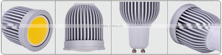 Aluminium body with CE ROHS GU10 COB LED 10w led cob spot light