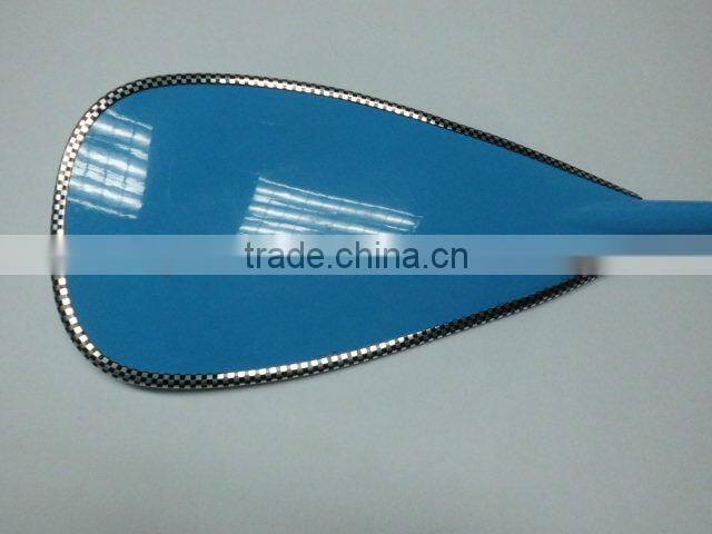 Fibeglass stand up paddle with plastic Protective edge