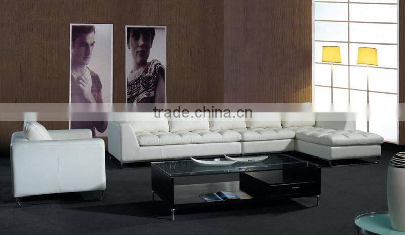 Modern living room sofa set with metal feet KW357