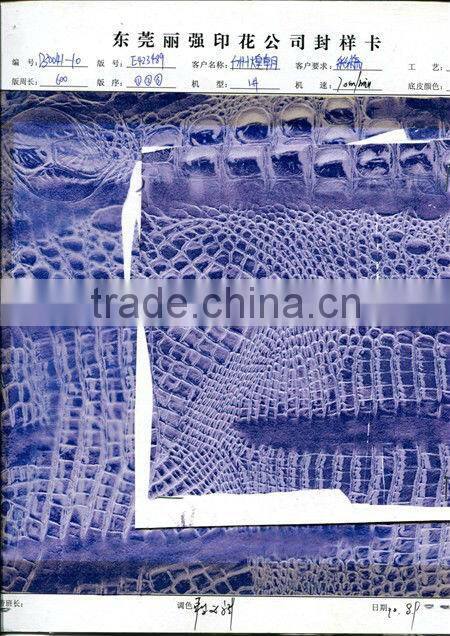 china 2013 crocodile pattern heat transfer film for textile