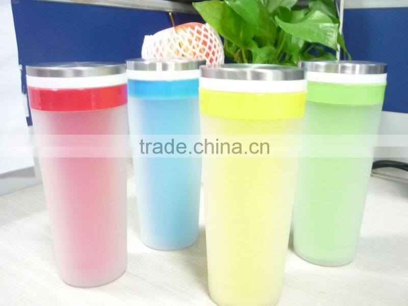 S/S+PP 6.6*5.2*16 New design of high quality color cup/useful cup