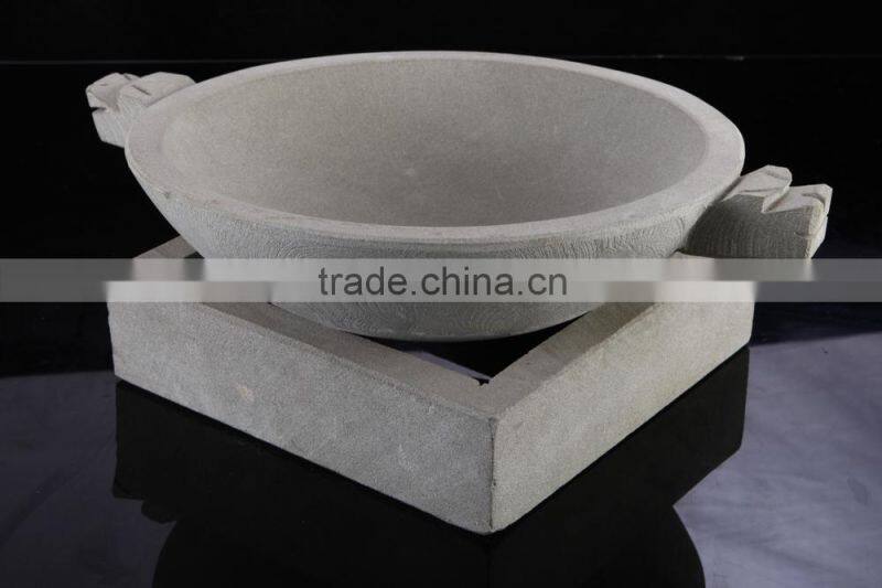 granite tap style stone pot big soup pot