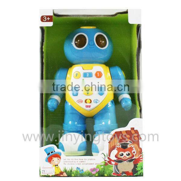B/O multi function talking robot toy with light&sound CE certificate