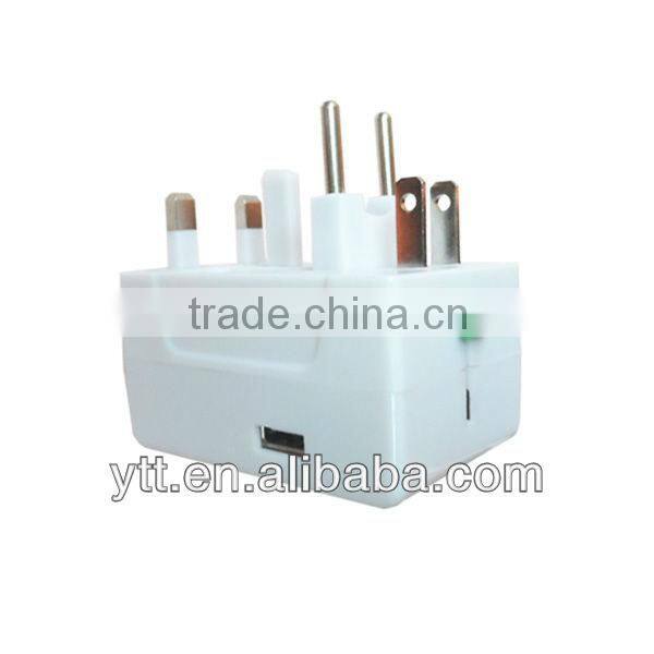 Worldwide Travel Adaptor With Usb Charger 5V 1A