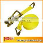 2inch 5T Breaking Strength Durable Truck Ratchet Cargo Lashing Strap With J Hook