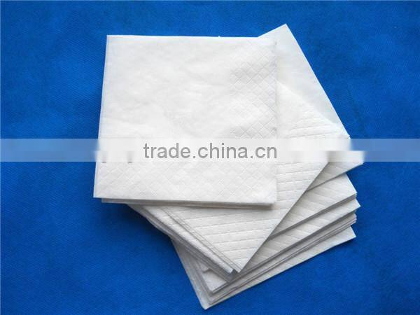 White 2 Ply Coin Embossed Earthwise Beverage Napkin, 10 x 10 inch -- 3000 per case.