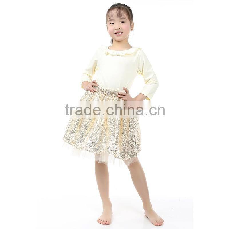 Wholesale boutique sweet girls solid candy color cotton clothes outfit