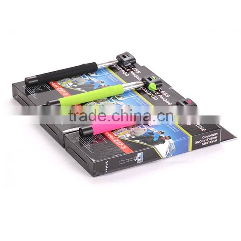 Cash on delivery from china wireless monopod selfie stick walking stick