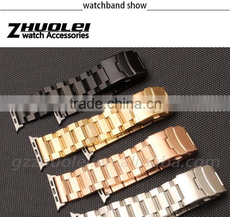 alibaba wholesaler stainless steel bracelet band for Apple Watch with low price
